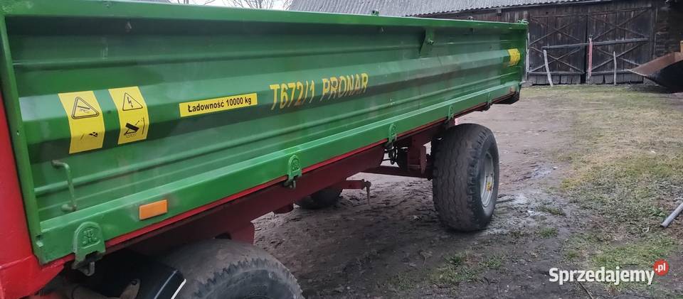 Przyczepa Pronar 10 ton T672 wielton metal fach podlaskie Klukowo-Kolonia