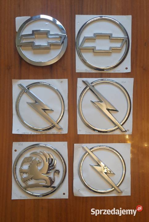 Emblematy Chevrolet Opel Vauxhall Tarnowskie Góry