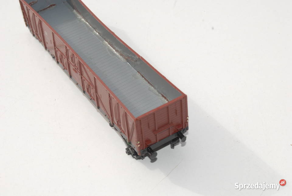 Stara zabawka PIKO wagon towarowy węglarka 4