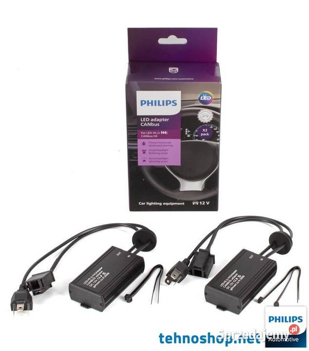 Philips CANBus H4 LED Adapter 2 sztuki Ultinon Szczerbice