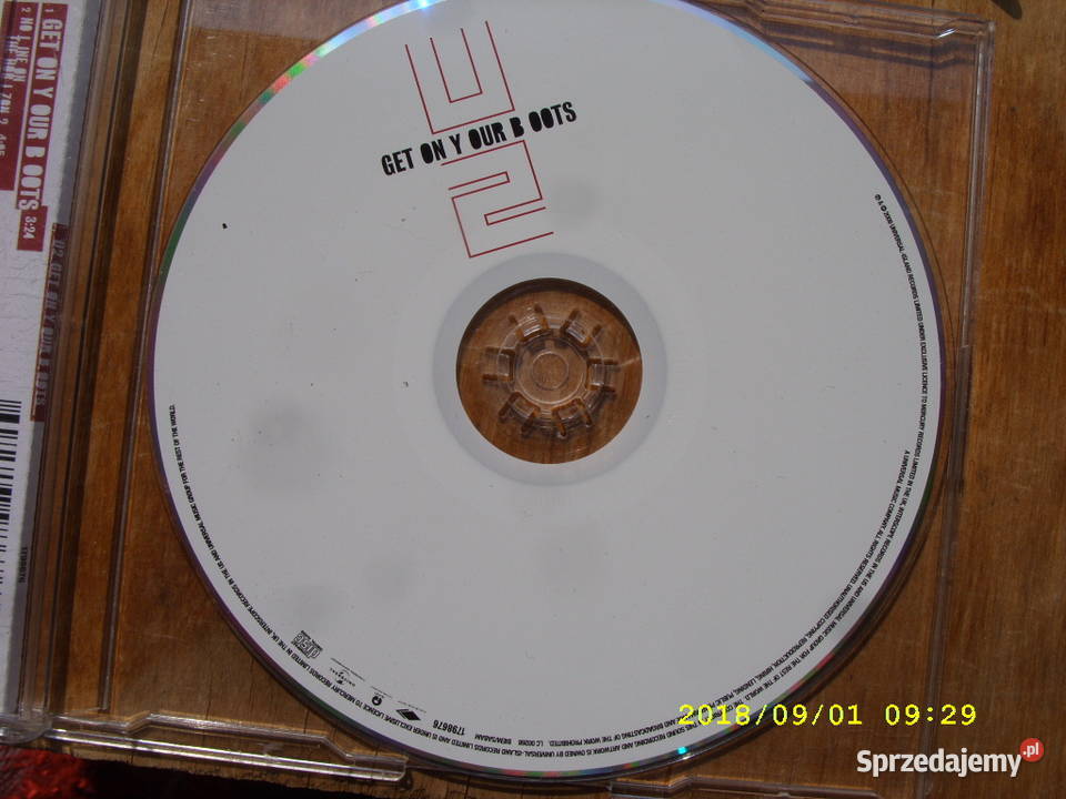 Rock CD singiel U 2 GET ON Y OUR 2009 Wołów