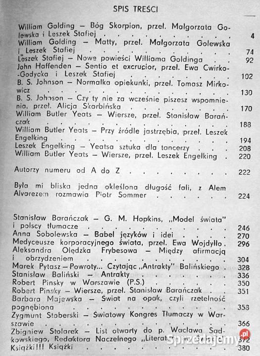 Literatura na świecie 8 124 1981 Chełm