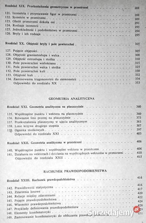 Matematyka kandydatów na wyższe uczelnie Tom 2 miękka Chełm sprzedam
