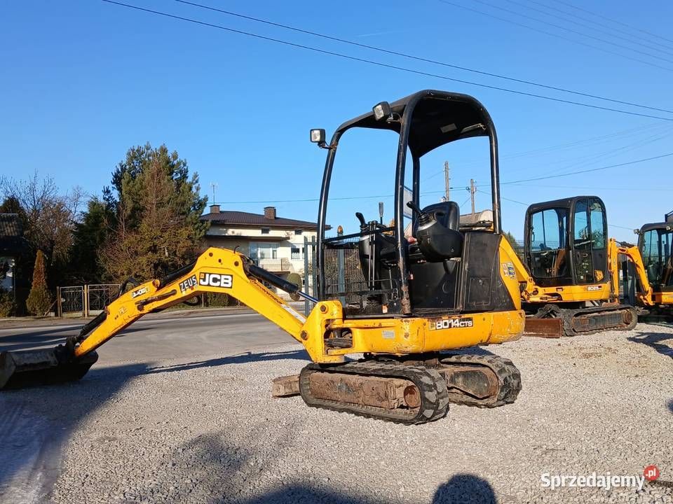 JCB 8014 Mini koparka JCB 8014 z 2017r ładna łódzkie Złoczew