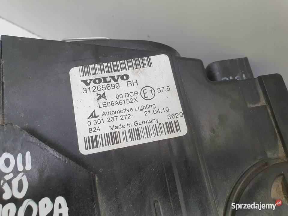 LAMPA PRAWA Volvo S40 II V50 LIFT XENON PRZEDNIA Rudka