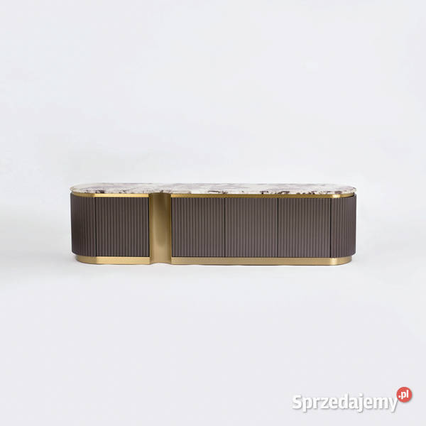 Komoda RTV złota Nutris Glamour Premium małopolskie Nowy Sącz