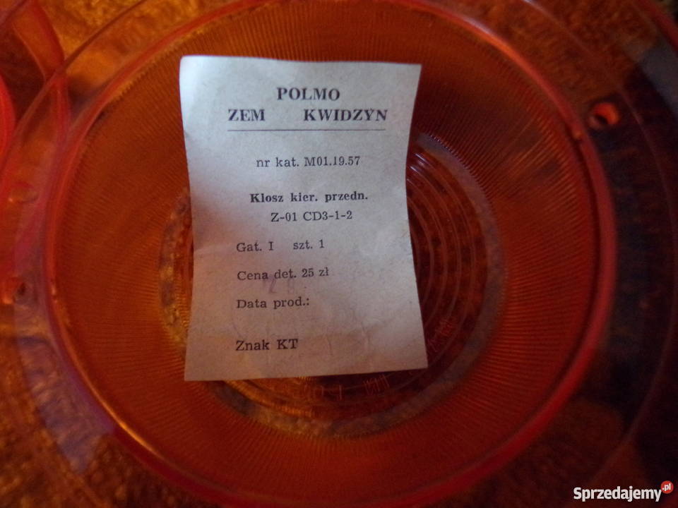 NOWE PRZEDNIE KLOSZE DO SYRENY