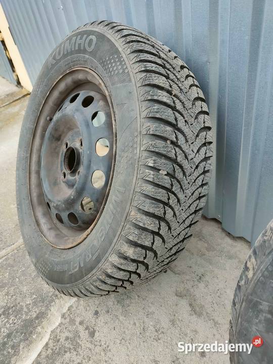 Opony zimowe Kumho z felgami stalowymi 2 sztuki Potok Wielki