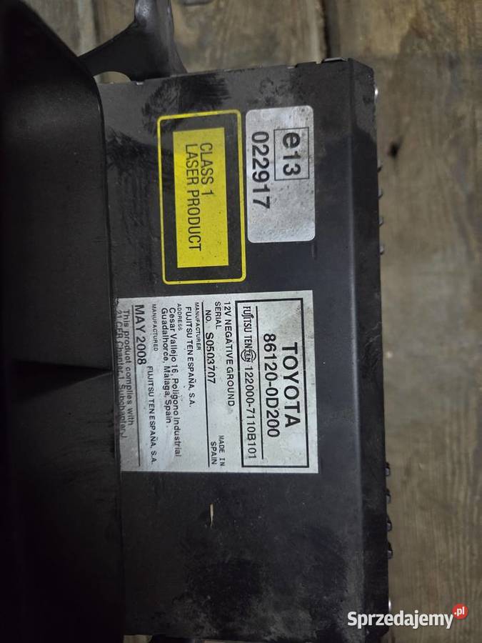 Toyota Yaris 2 radio Łagów