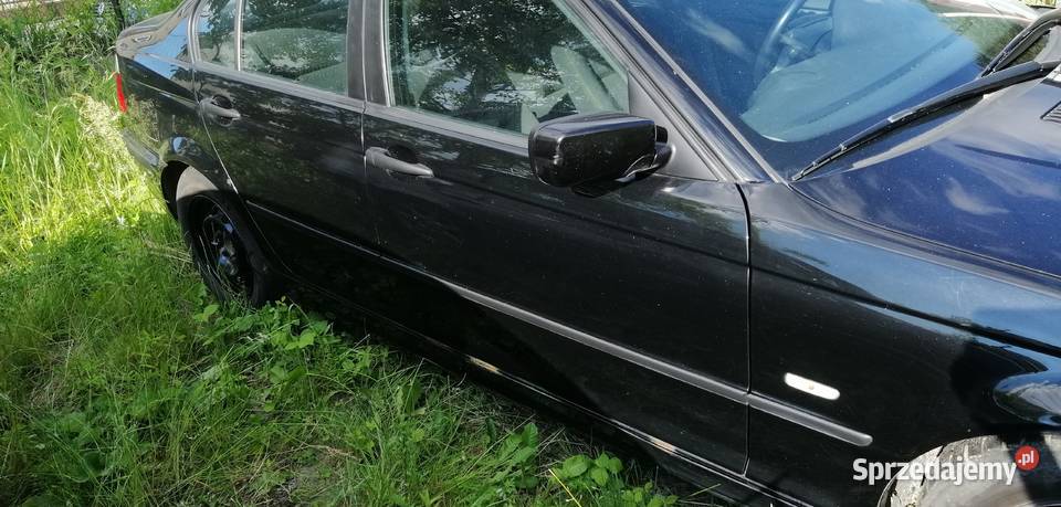 Bmw e46 drzwi lewe przód sedanKombi schwarz 2 Aleksandrów Łódzki sprzedam