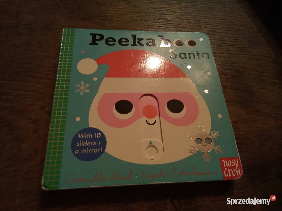 Pekaboo Santa angielsku Książki dla dzieci Warszawa