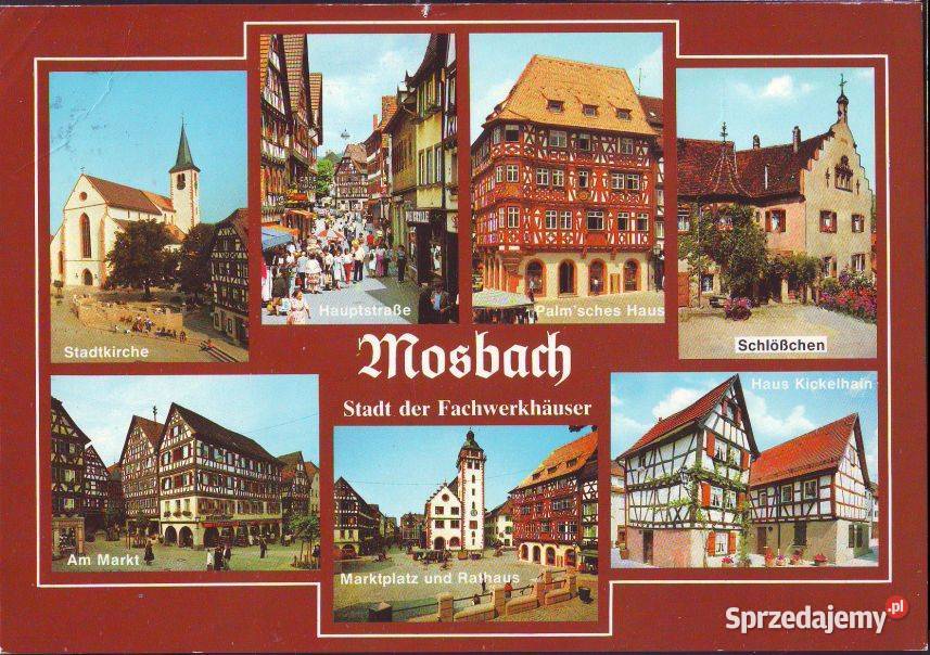 Kart pozdrowienia z RFN kas 1990 Gliwice