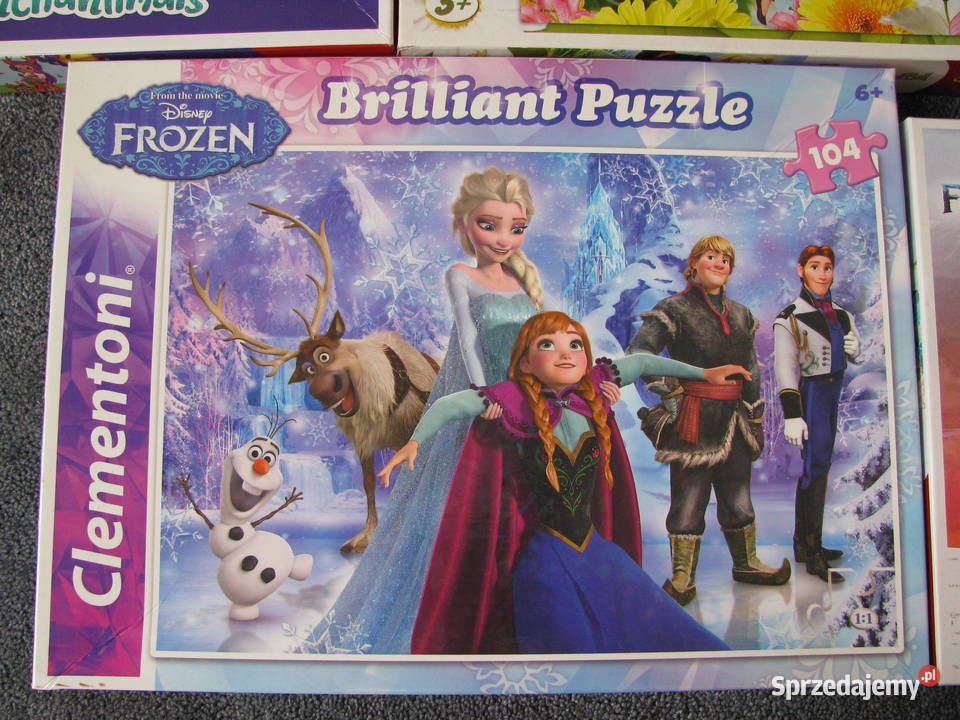 Puzzle Frozen Disney Princess Enchantimals Trzebinia