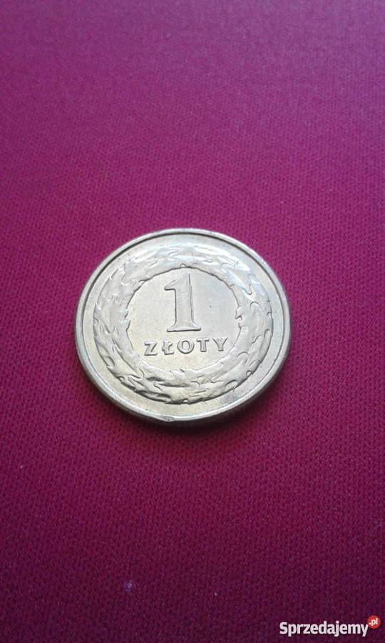 1 złoty 2013 r Destrukt z mennicy Konin