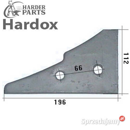 Płoza przednia HARDOX 223120P części do pługa nieuszkodzony Suwałki