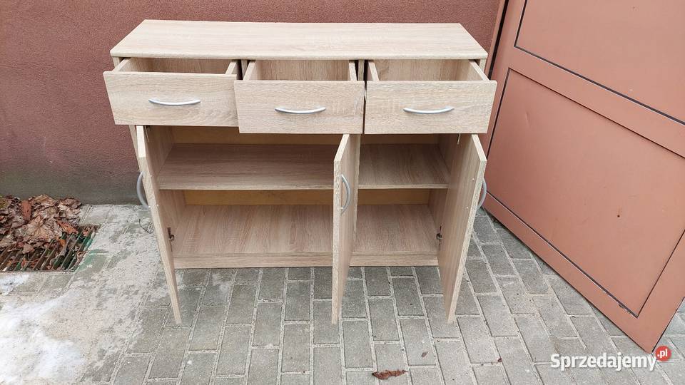 Komoda 3d3s dąb sonoma 35cm Poznań