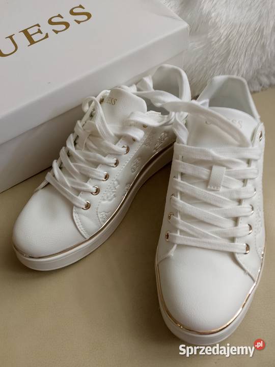Guess białe sneakersy BONNY rozmiar 37 24cm Olkusz
