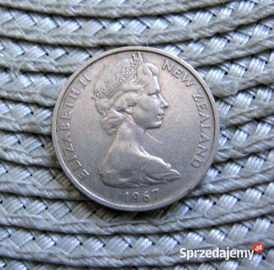 Nowa Zelandia 10 Cent 1 Szyling 1967r Kalisz
