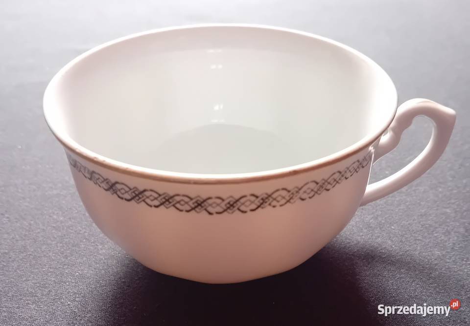 Filiżanka Ćmielów fason 520 Sygnatura z PRL Porcelana i szkło wielkopolskie Koźminek