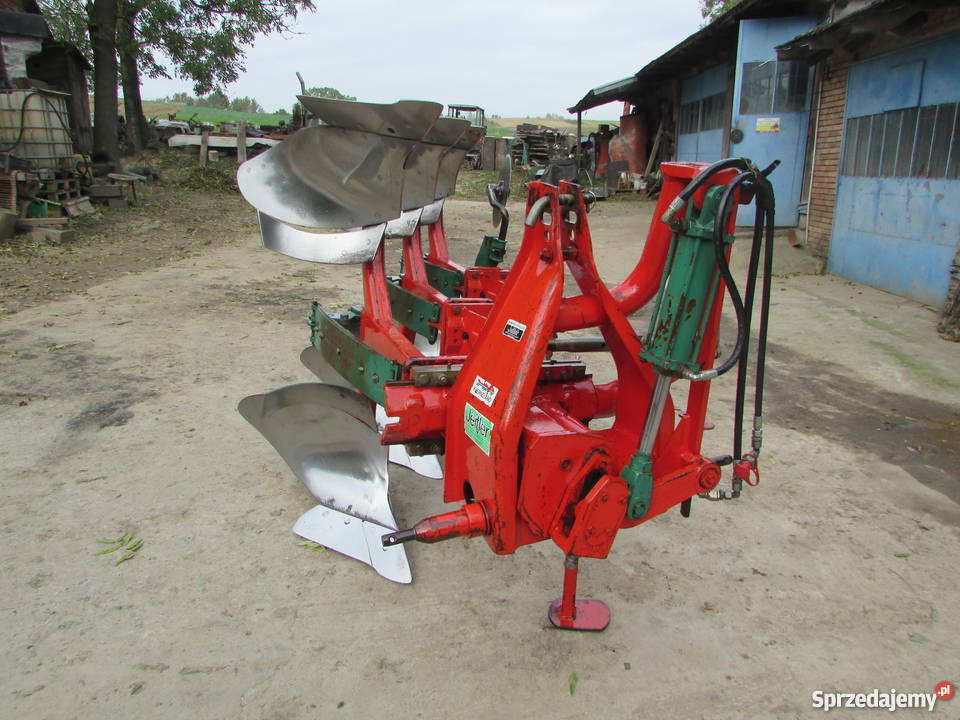 Pług 3 skibowy obrotowy KVERNELAND resor z Pługi