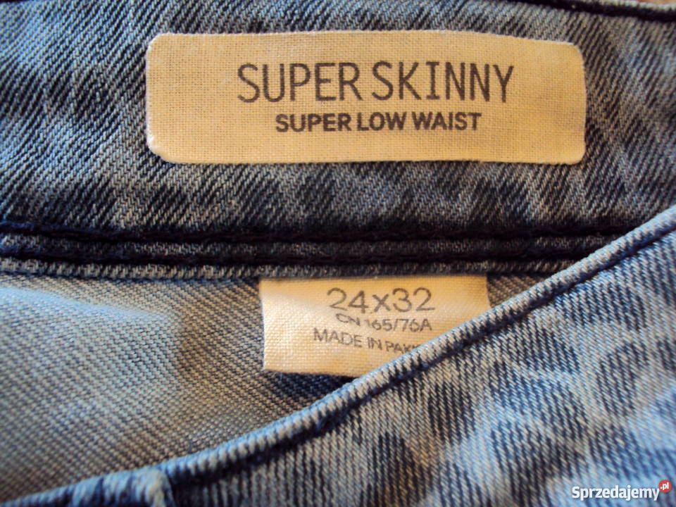 Spodnie jeans panterka hm świętokrzyskie sprzedam