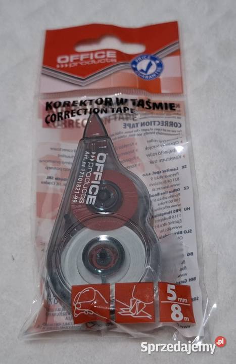Korektor w taśmie taśmowy myszka 5mm x 8m 5 Czeladź sprzedam