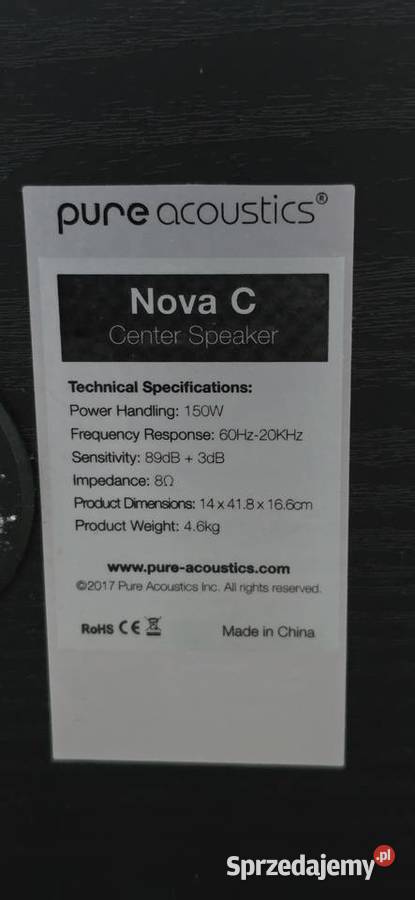 Zestaw kolumn Pure Acoustics śląskie Rybnik