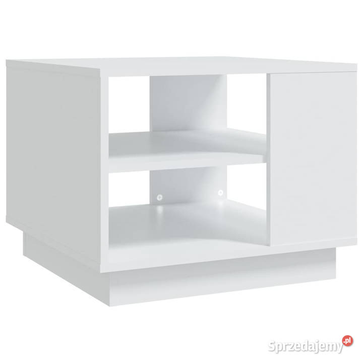 Stolik kawowy biały 55x55x43 materiał Warszawa sprzedam