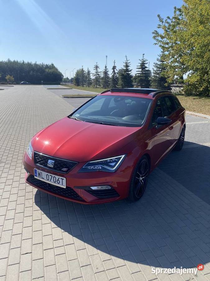 Seat Leon 20 TSI Cupra SS 4Drive DSG 300 87 ogranicznik prędkości Warszawa