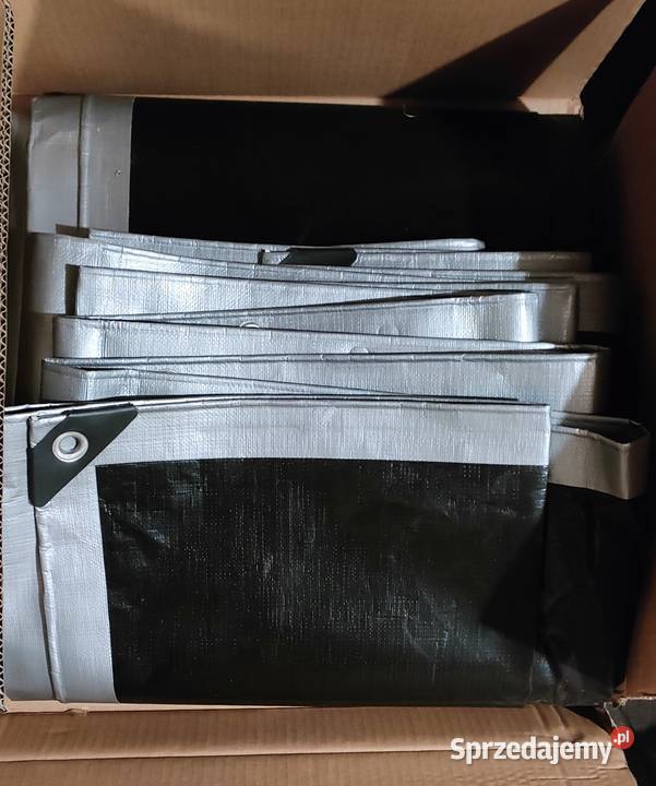 Plandeka srebrna mocna ochronna 3x6m 04mm