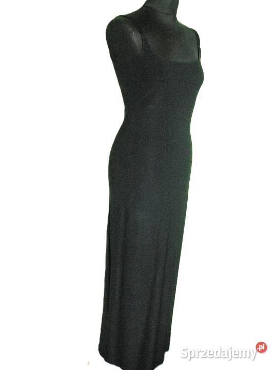 Sukienka maxi 36 S biust 80 Czarna Siedlce
