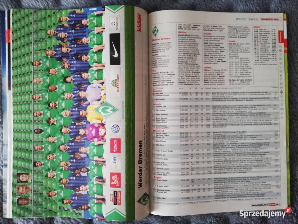 Kicker BUNDESLIGA 201415 Wronki