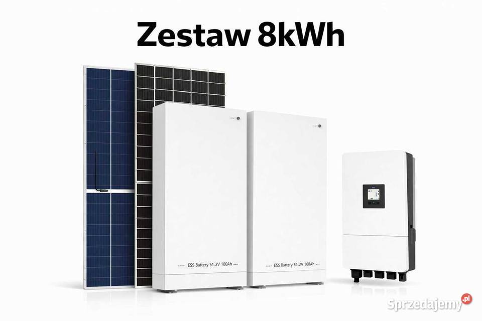 Zestaw budżetowy 8kWh LV panele inwerter 3