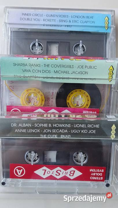 MTV Hity92 3 kasety magnetofonowe w zestawie pop małopolskie Bochnia sprzedam