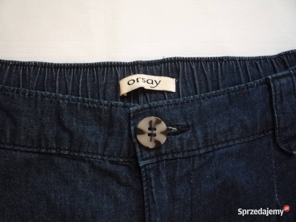 Orsay 38M Granatowe Spodnie Cienki Jeans Nowe Szczecin