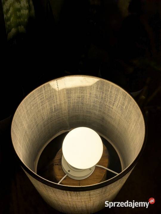 Drewniana lampka handmade w stylu boho Płock sprzedam