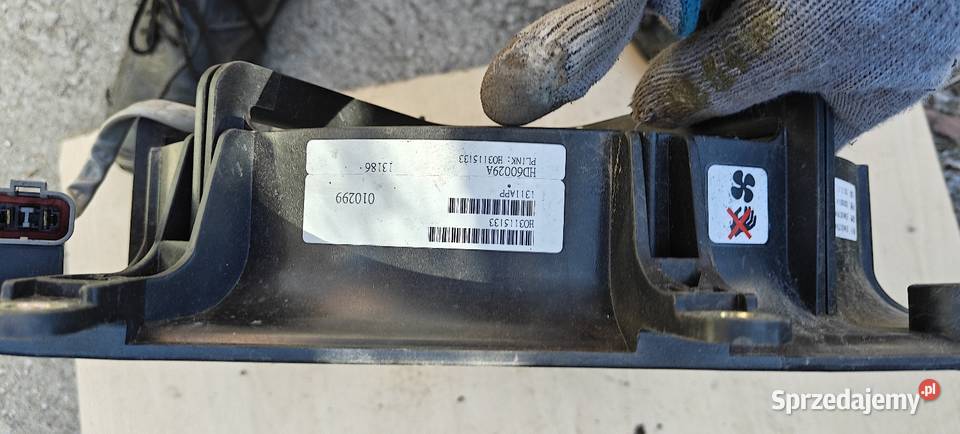 HONDA JAZZ 0815 13 100 WENTYLATOR Z OBUDOWĄ Wentylatory chłodnicy