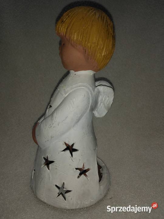 Ceramiczny lampion anioł Nowa Karczma