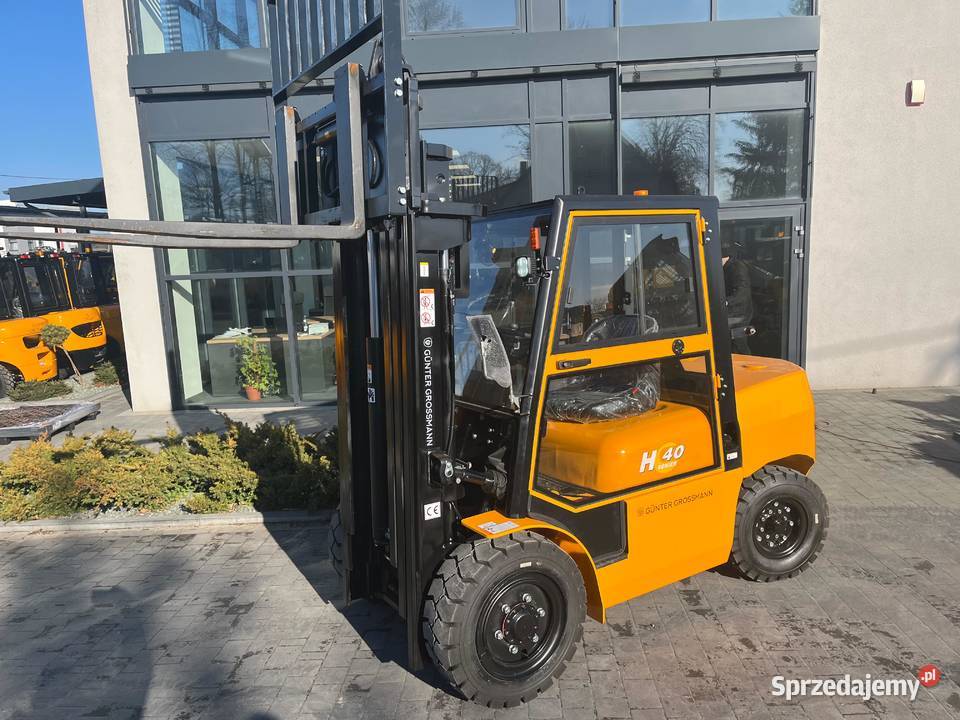 Nowy wózek widłowy 4T 45m kabina