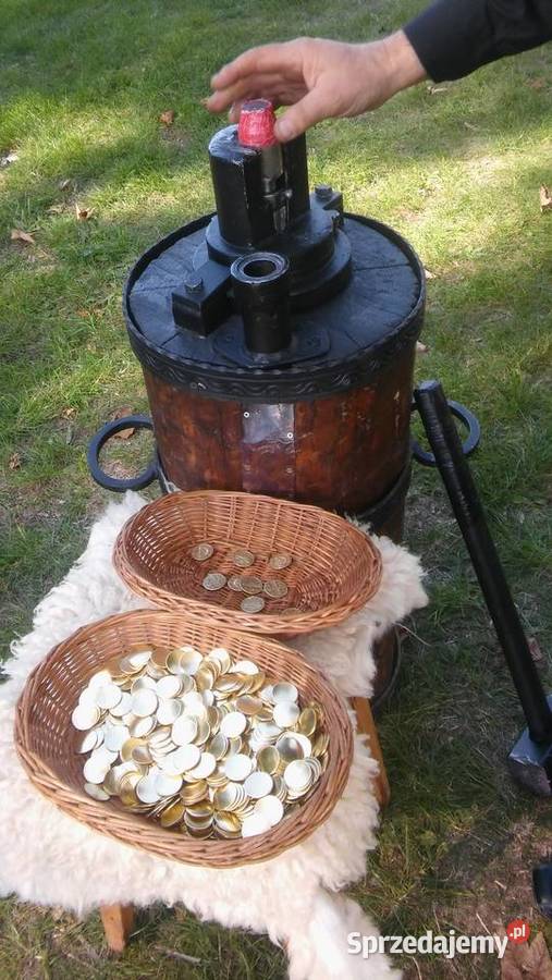 Pokazy mennictwa wybijanie monet warsztaty Zielina