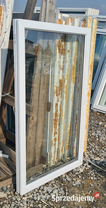 OKNA KacprzaK Witryna 79x131 FIX Używany PCV Siedlce