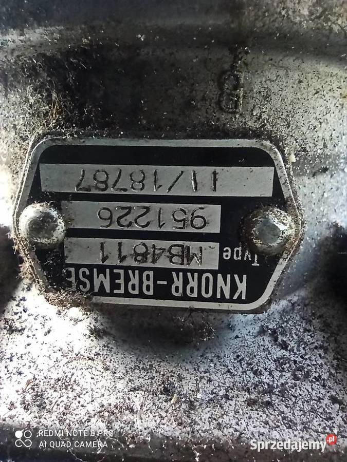 Zawór główny hamulcowy MAN L2000 KNORR MB4811 Bednary