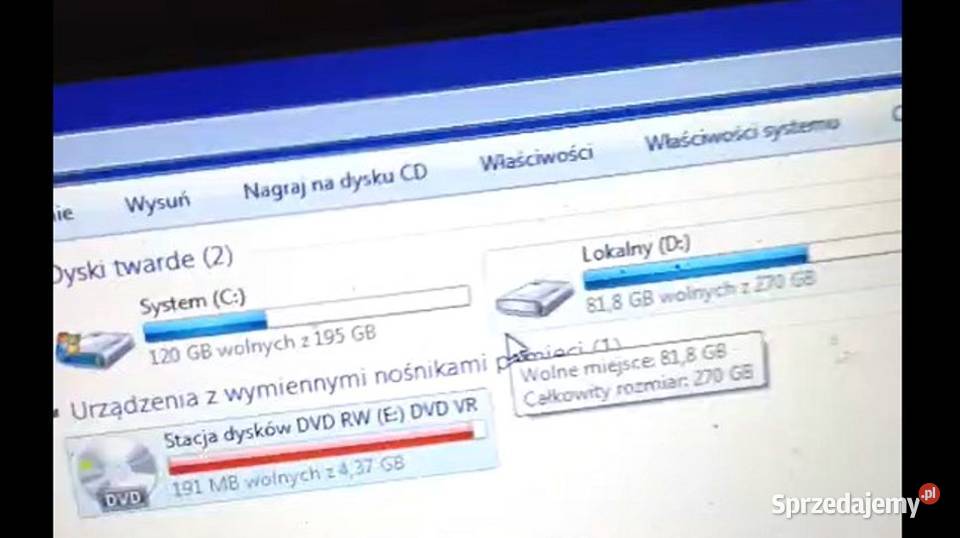 ACER ONE mały laptop SSD 500GB DVD HDMI 2x Katowice sprzedam