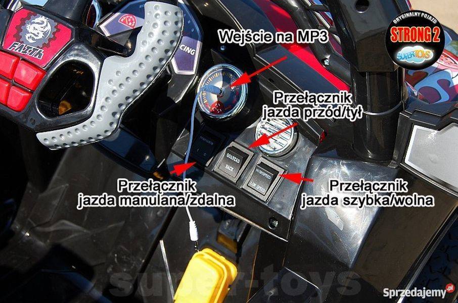 MASYWNY MEGA MOCNY SUV GINNASIO STRONG 2 Pojazdy elektryczne i spalinowe Toruń