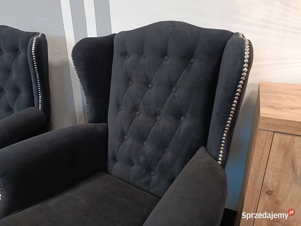 Nowy Fotel PREZESA Uszak Tkanina Zmywalna Olesno sprzedam