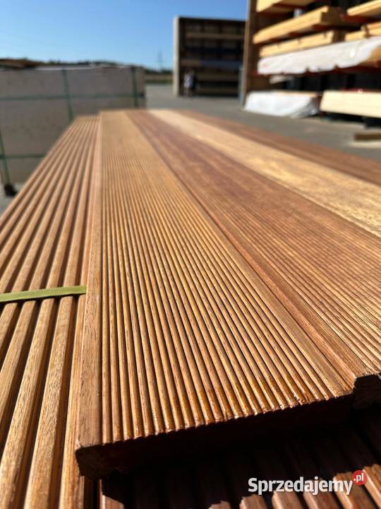 Deska tarasowa egzotyczna merbau ryflowana KL Prusice sprzedam