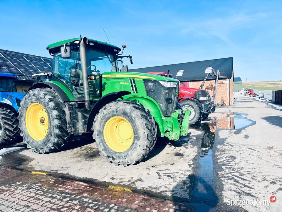 John Deere 7250R PREMIUM Z PNEUMATYKĄ Amortyzacja kabiny John Deere Żabno