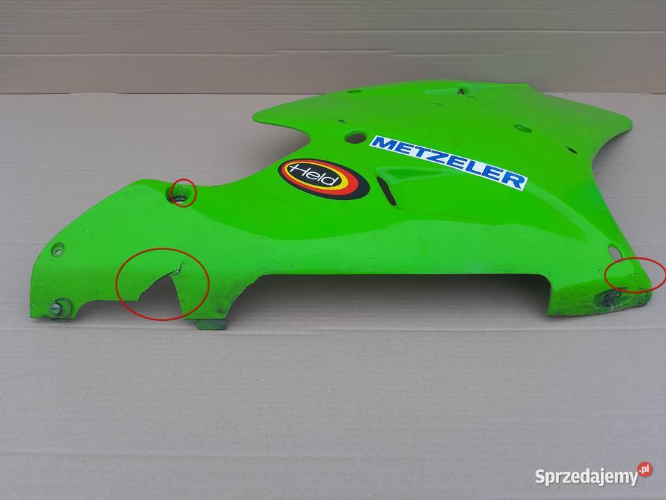 KAWASAKI ZX750R NINJA OWIEWKA BOCZNA PRAWA Trzciel