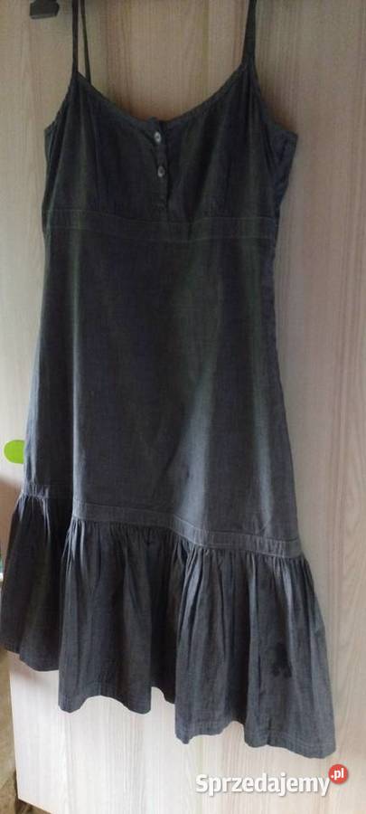 Sukienka długa z falbaną Lublin