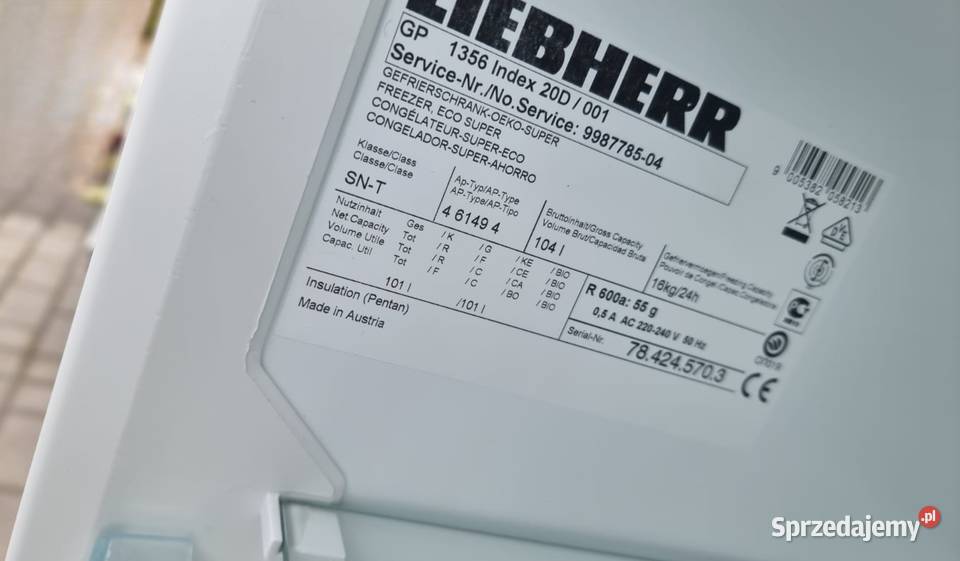 Niska zamrażarka szufladowa Liebherr Premium GP dolnośląskie Wrocław